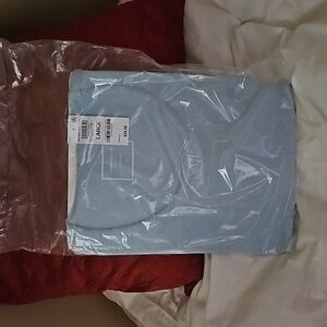 CHARTER Club cotton PAJAMA TOP L. NWT Long sleeve